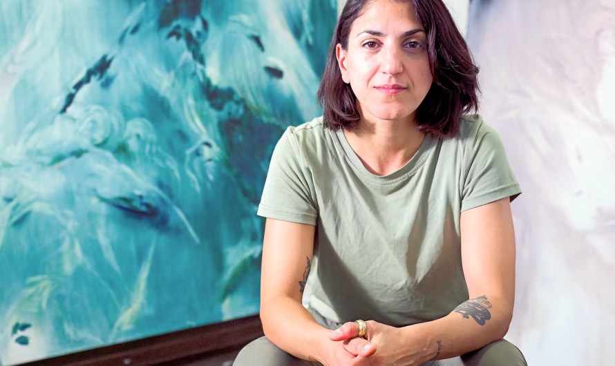 Take an “Art Break” with prizewinning painter Chantal Khoury