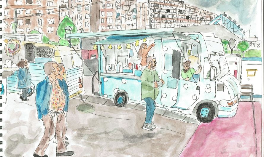 Sketchbook Saturday – Food Trucks