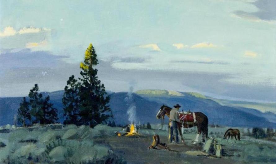 Peter Ewart’s horses in the mountains