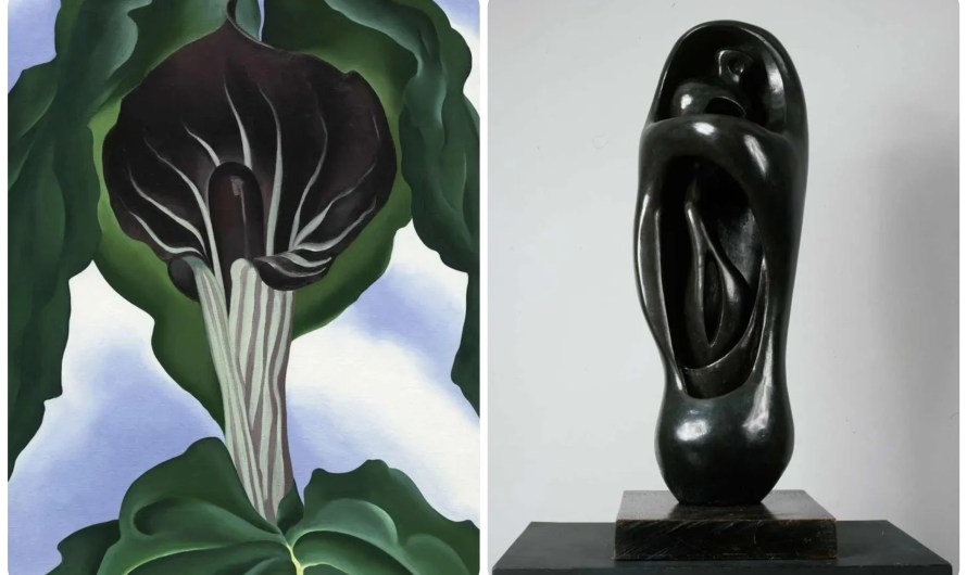 Georgia O’Keeffe & Henry Moore, Together at Last