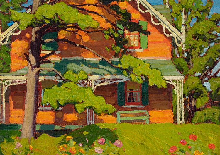 Lawren Harris – The Red House, Barrie