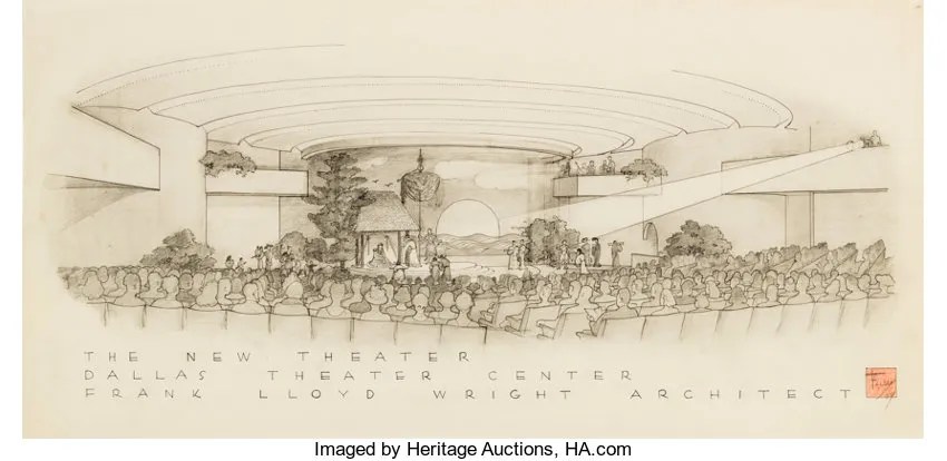 Frank Lloyd Wright: Drawings and a Theatre