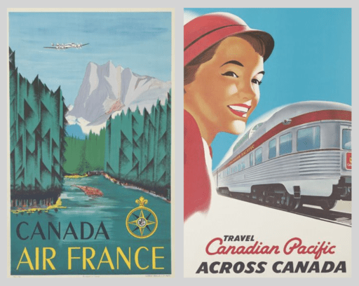 Canada Travel Posters: Moose & Mounties