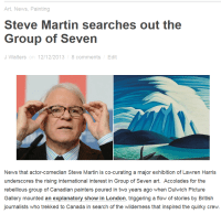 Steve Martin searches out the Group of Seven - Canadian Art Junkie 2015-11-03 09-30-56